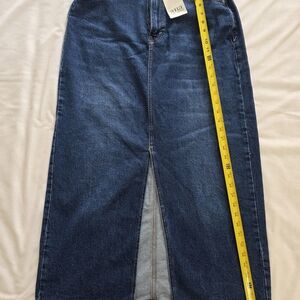 A.N.A Women's Blue Denim Long Jean Skirt (New w/tags)